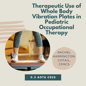 Lower torso of a person standing on a vibration plate